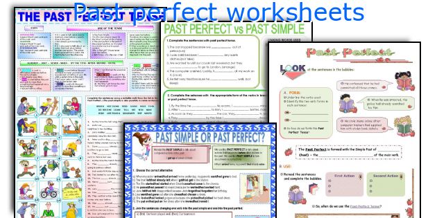 English Teaching Worksheets Past Perfect