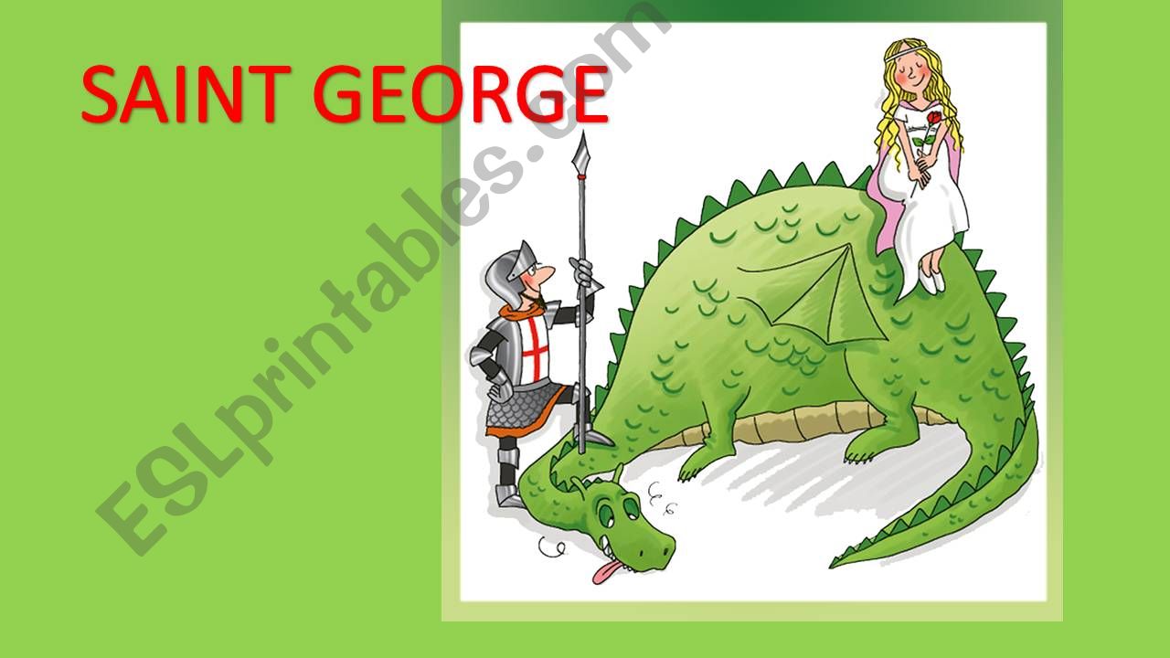 SAINT GEORGE VOCABULARY powerpoint