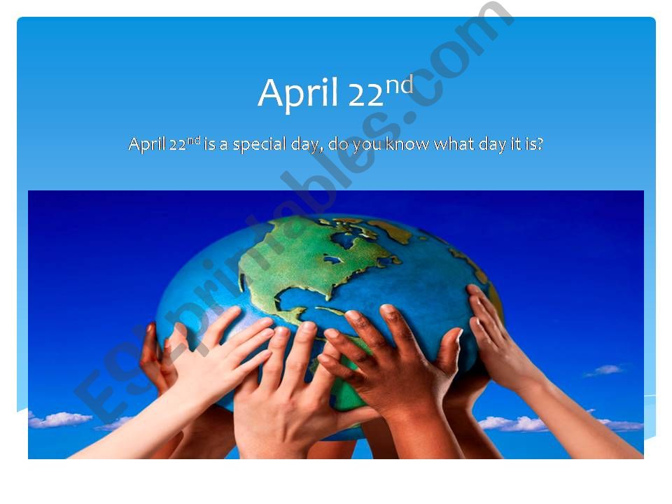 Earth Day for primary/middle school students