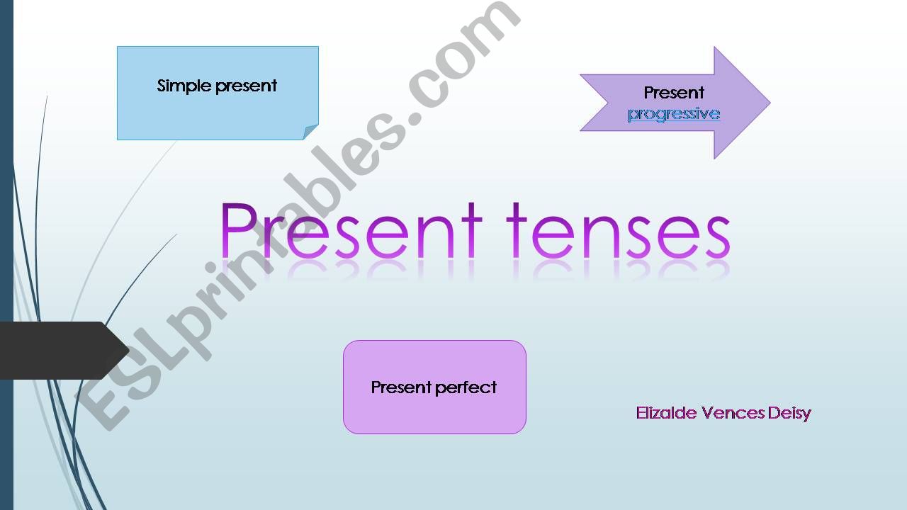 present tenses powerpoint