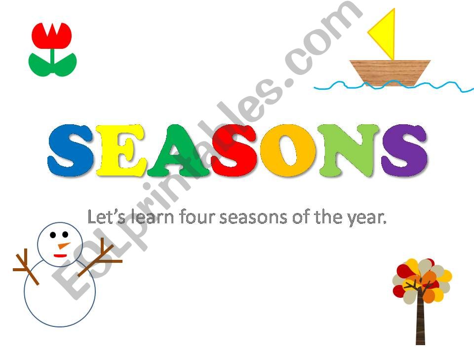 Seasons of a year powerpoint