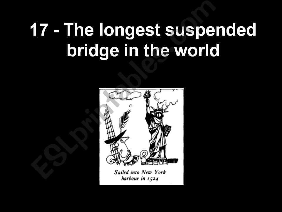 New Concept English 3 - longest suspension bridge 