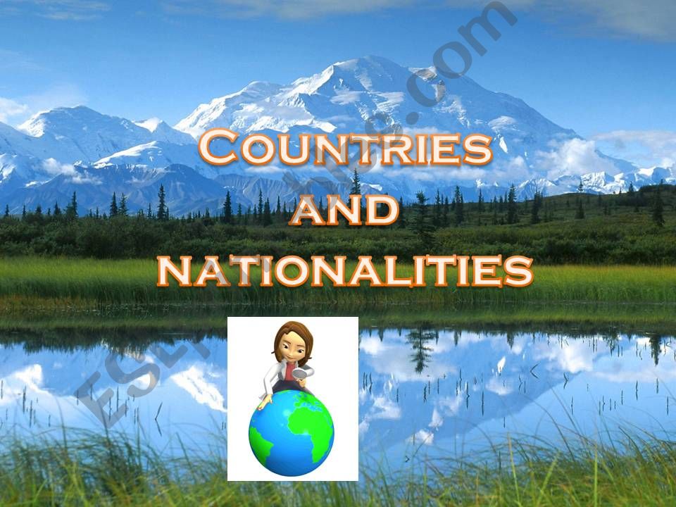 Countries and nationalities powerpoint