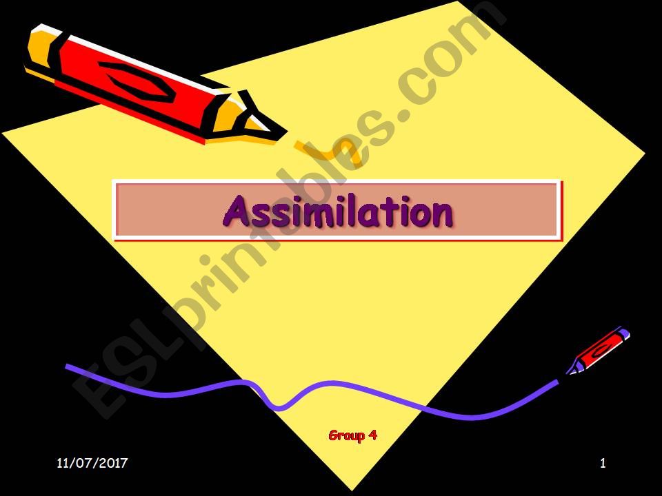 Assimilation powerpoint