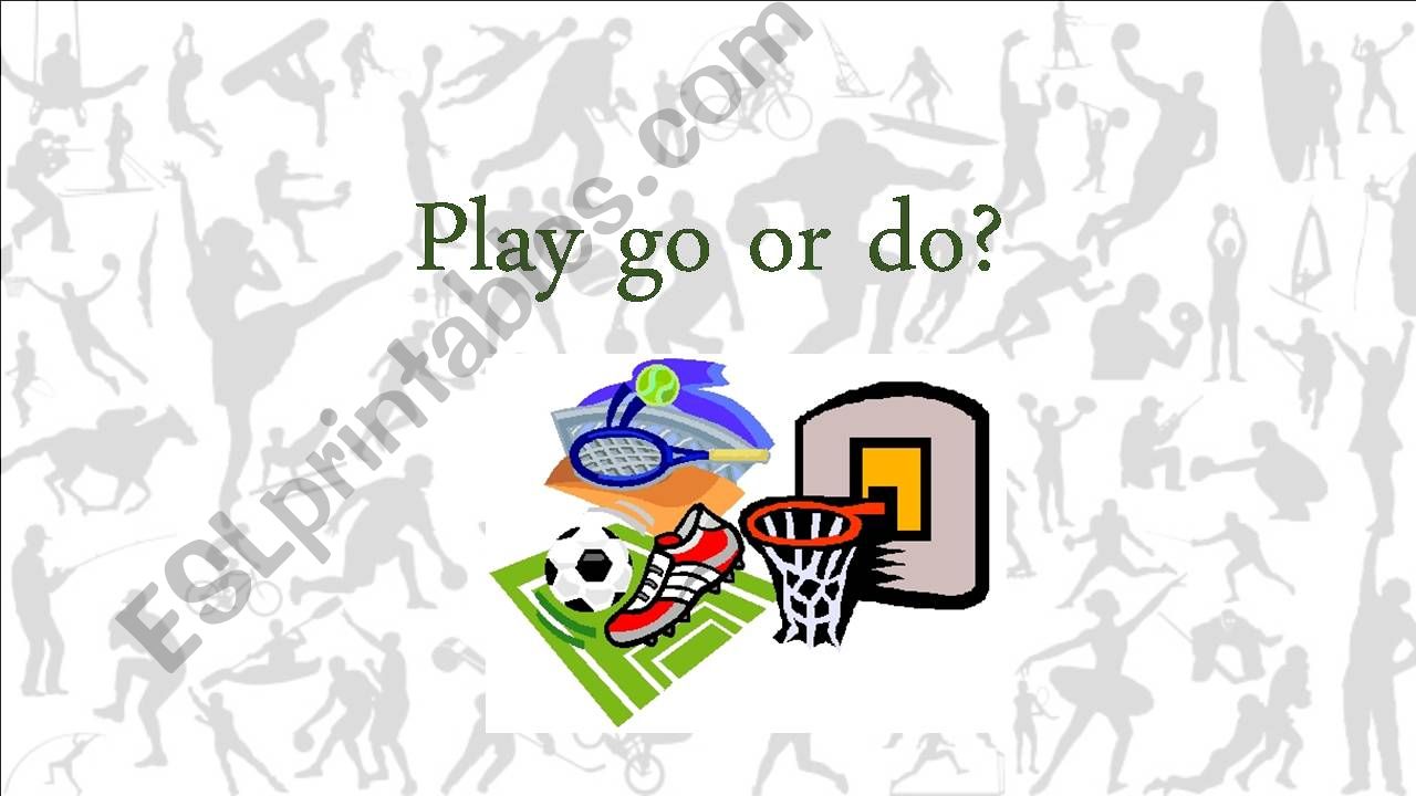 Collocations play, go or do powerpoint