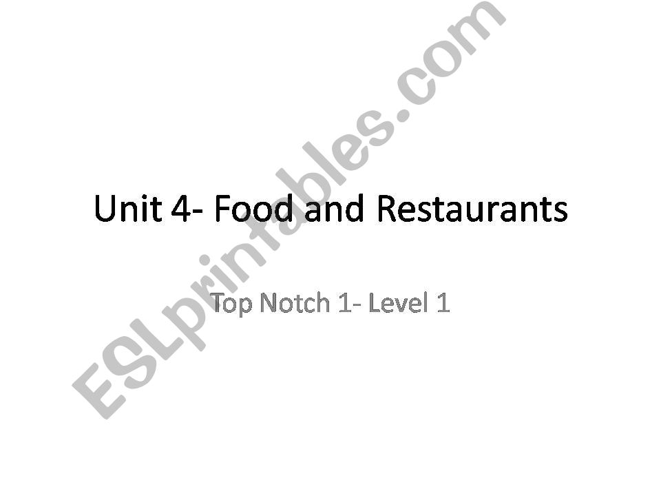 Foods powerpoint