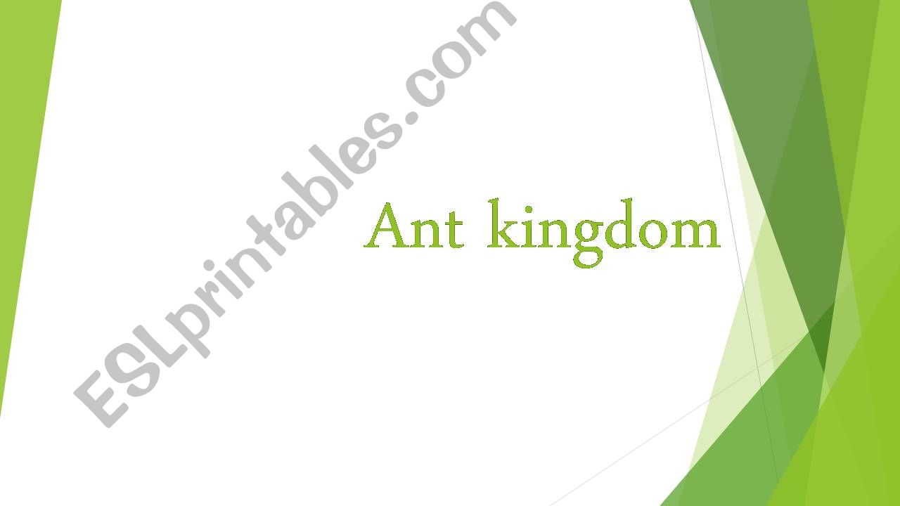 ant Kingdom powerpoint