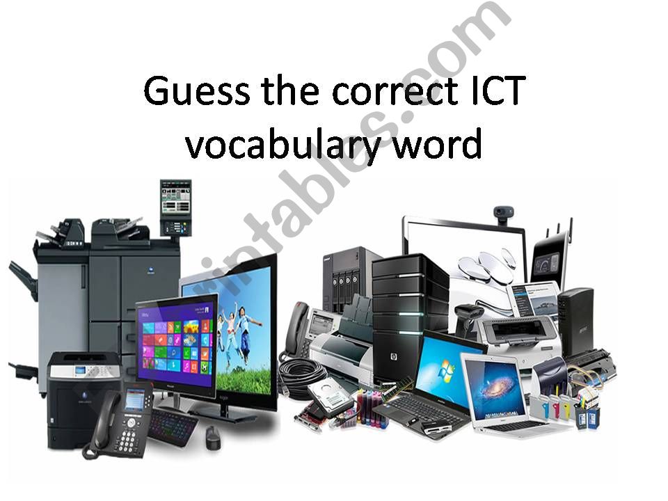 technology vocabulary powerpoint