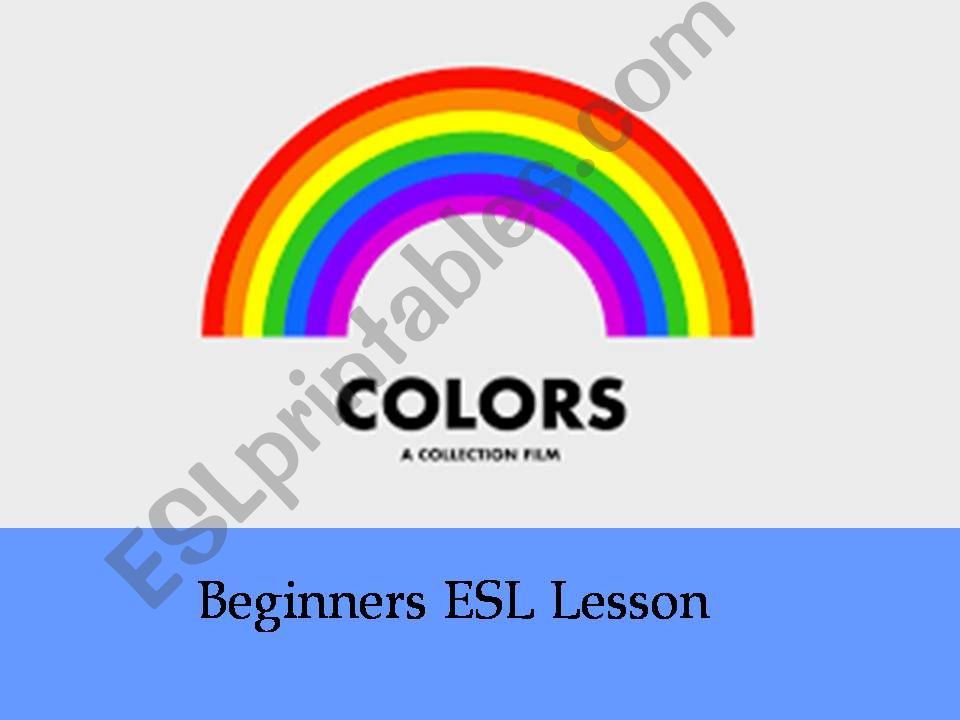 Colors PPT with Audio powerpoint