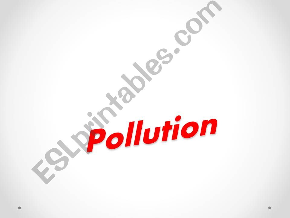 pollution powerpoint