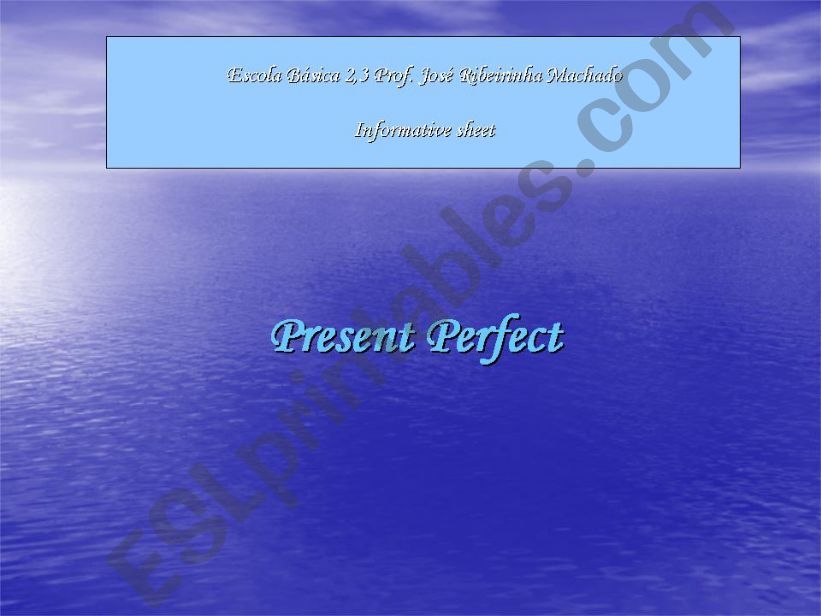 Present Perfect powerpoint