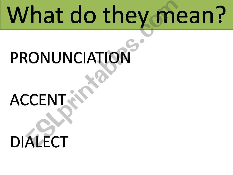 British and American English powerpoint