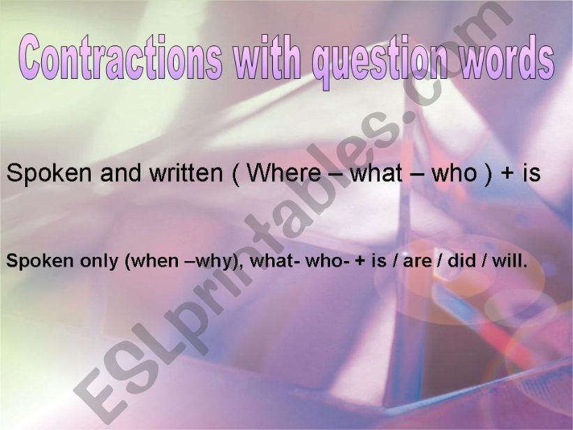 Questions powerpoint