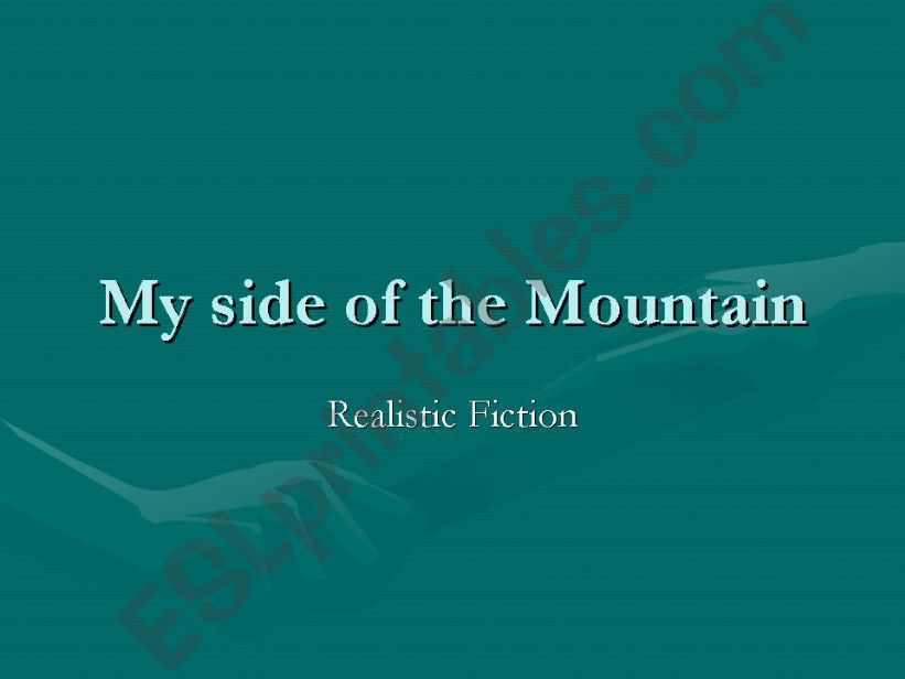 My Side of the mountain powerpoint