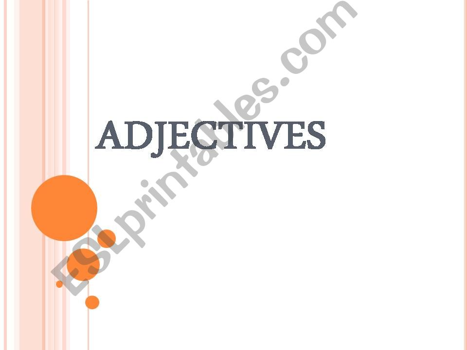 Animal adjectives powerpoint