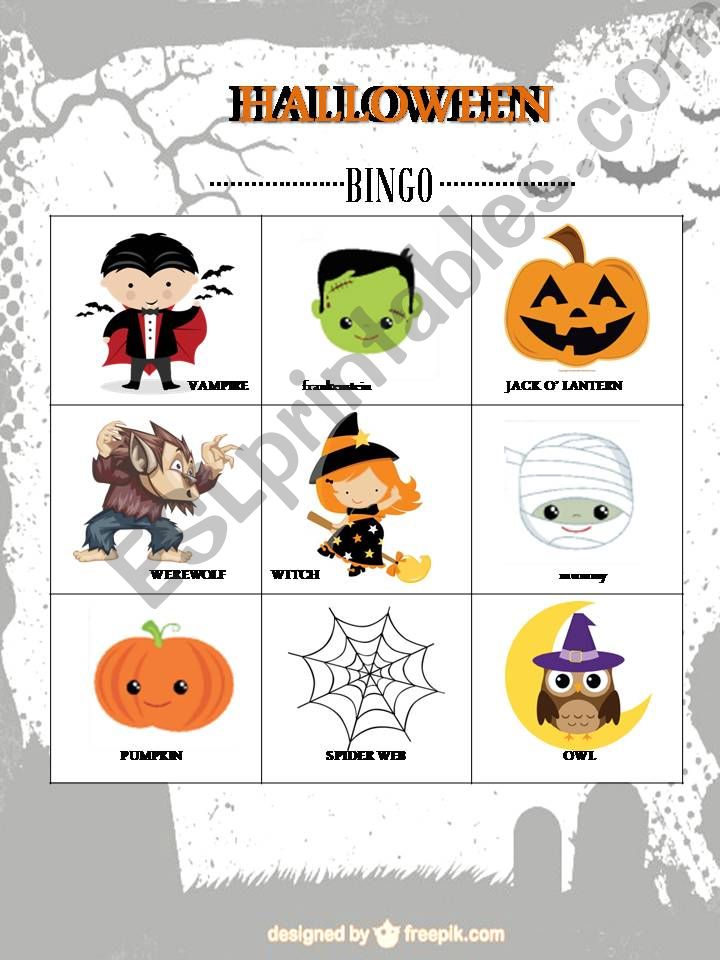 HALLOWEEN BINGO powerpoint