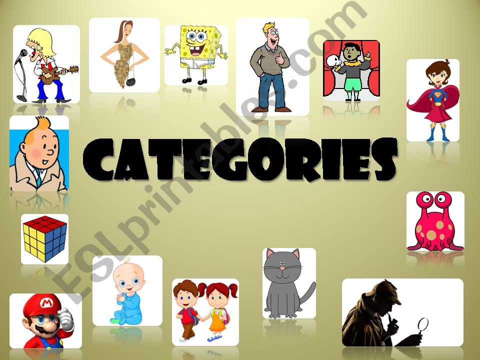 Categories powerpoint