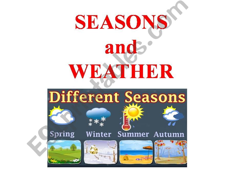 Seasons powerpoint