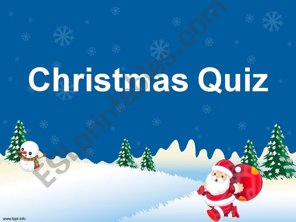 Christmas quiz ppt powerpoint