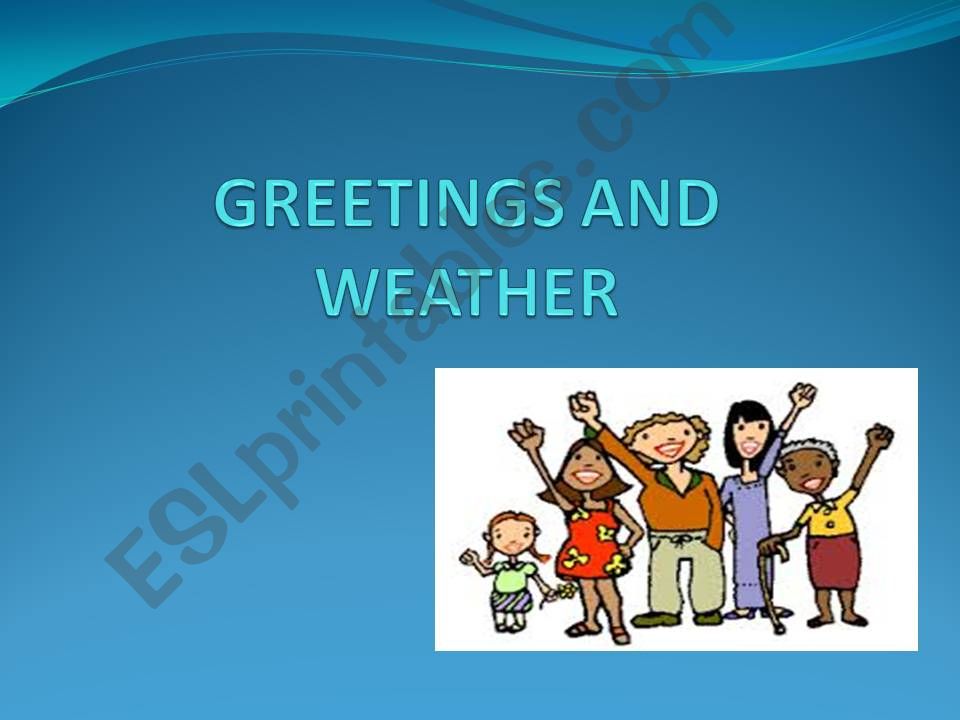 greetings and weather powerpoint