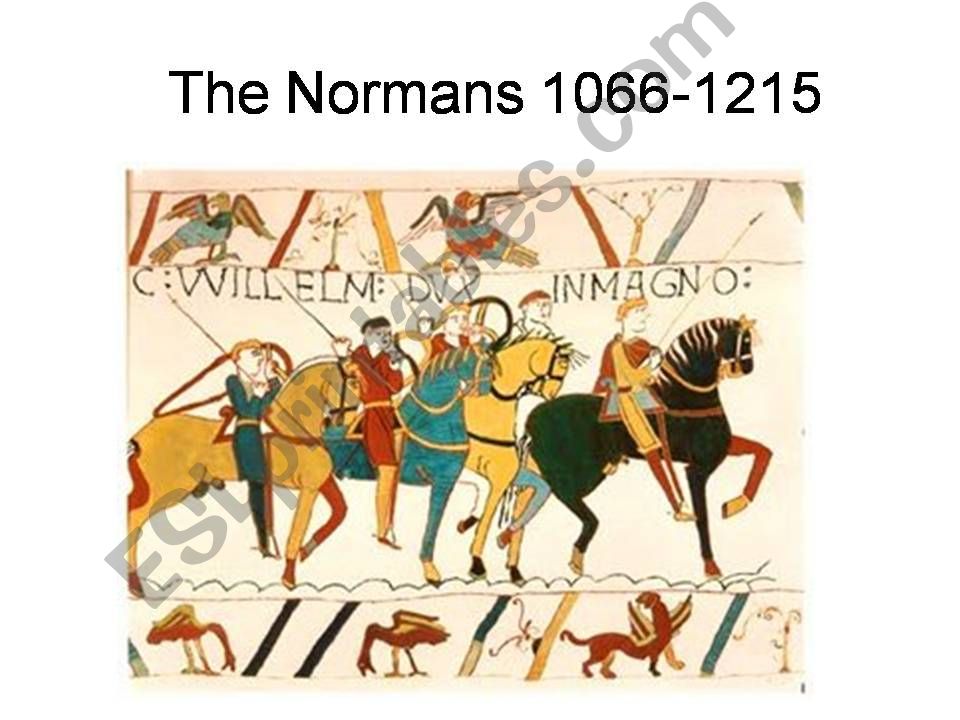 The Norman Conquest 1066 powerpoint