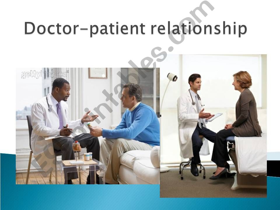 Doctor / Patient Relationship powerpoint