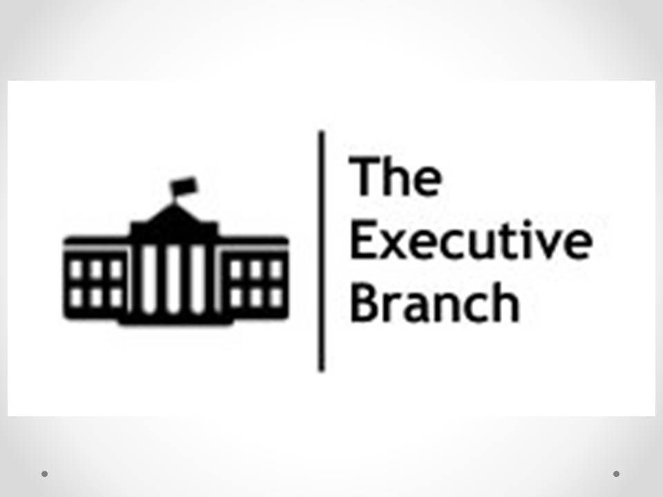 the executive branch powerpoint