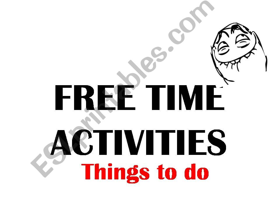 free time activities powerpoint