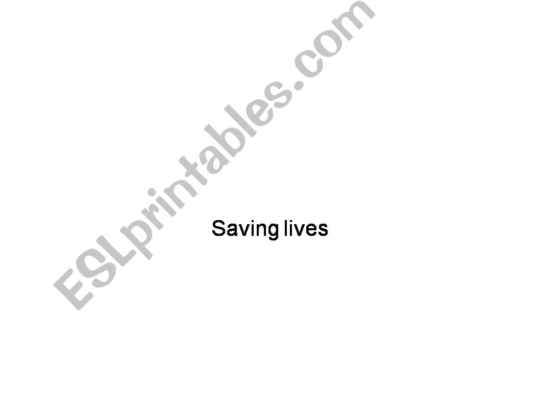 saving lives powerpoint