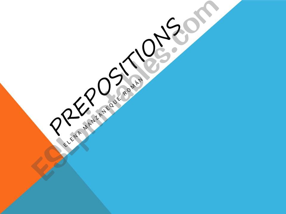 PREPOSITIONS powerpoint