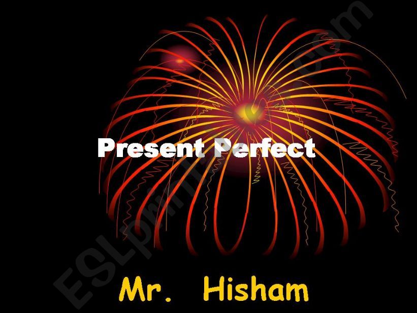 Present Perfect powerpoint