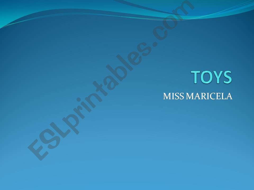 toys powerpoint