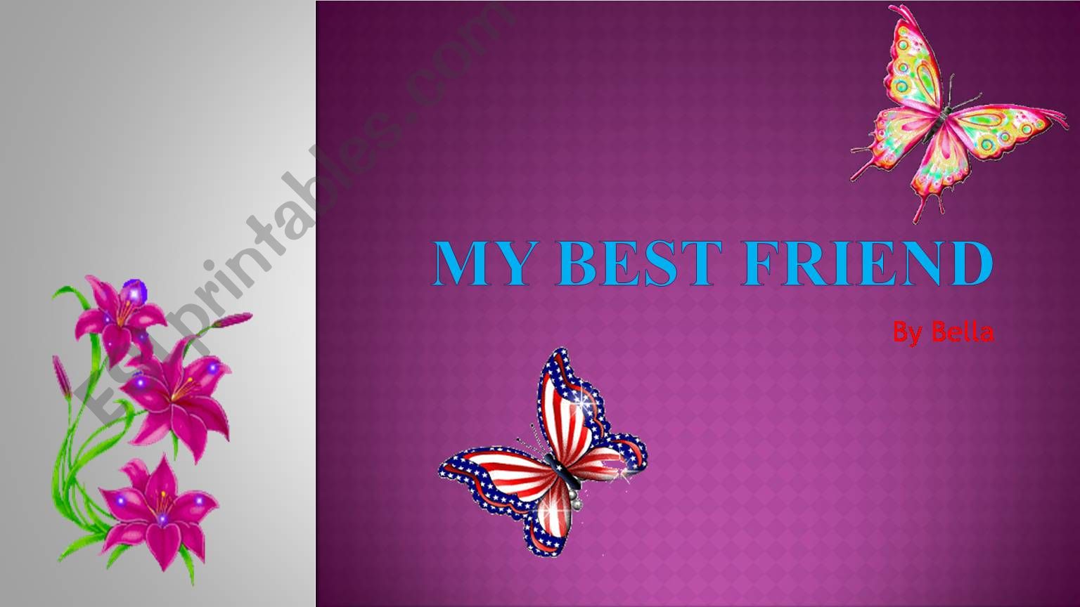 present about my best friend powerpoint