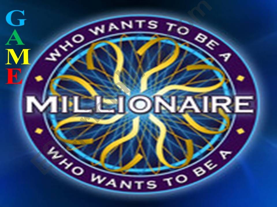 Who want to be a millionaire powerpoint