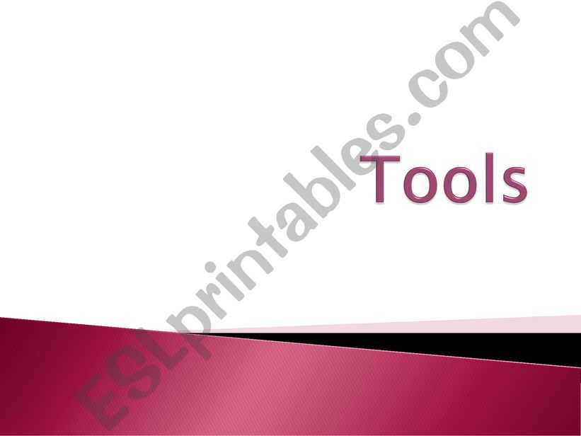 Tools powerpoint