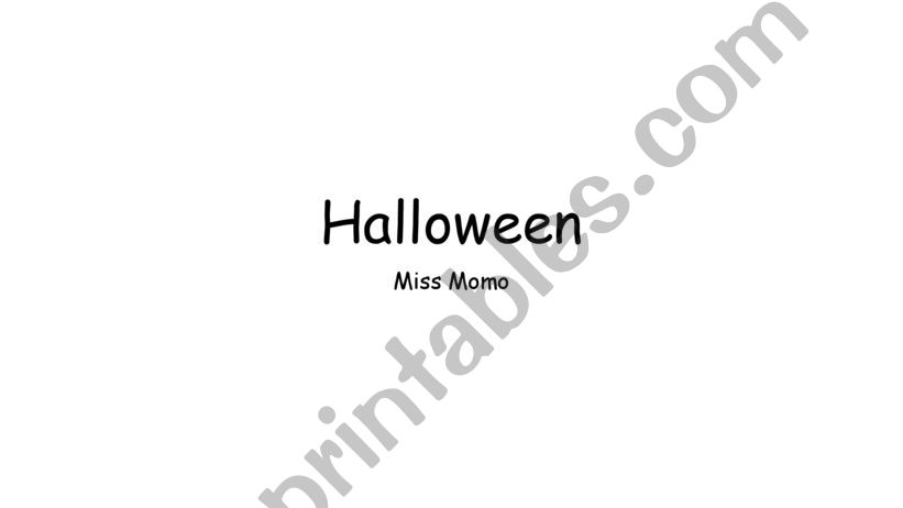 Halloween powerpoint