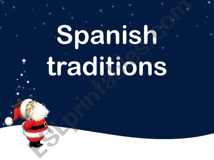 SPANISH TRADITION VOCAVULARY powerpoint