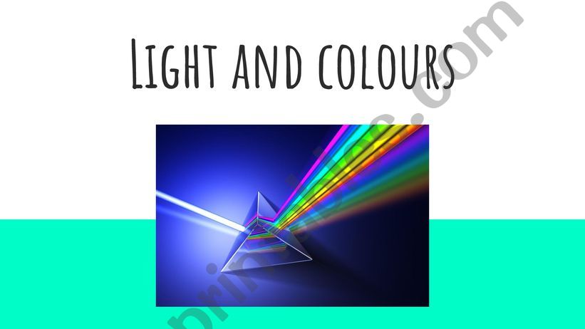 Light and colours presentation