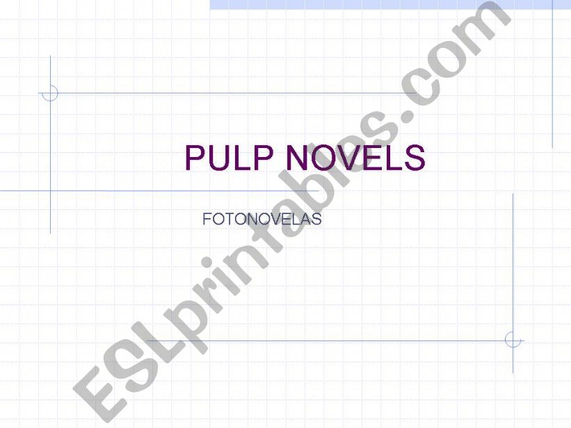 Pulp Novels _Project_Bullying Issue