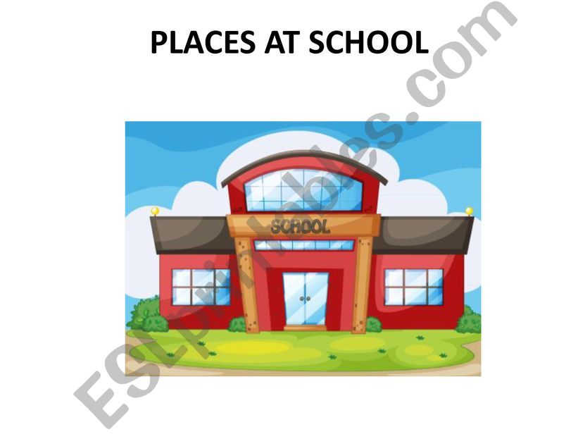 Places at School powerpoint