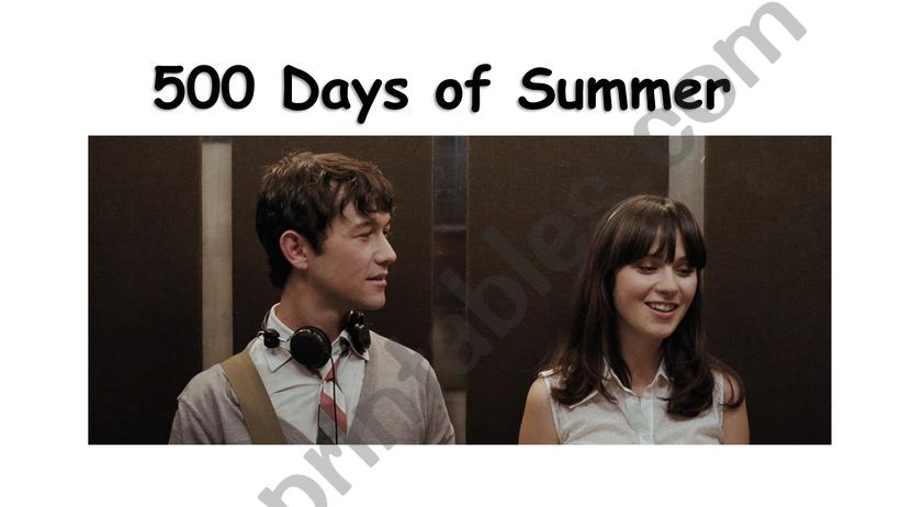 500 Days of Summer powerpoint