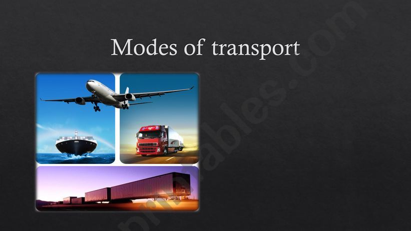 Models of transport powerpoint