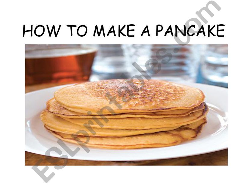 How to make pancake powerpoint