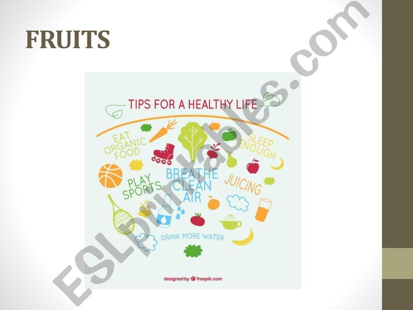 fruits powerpoint