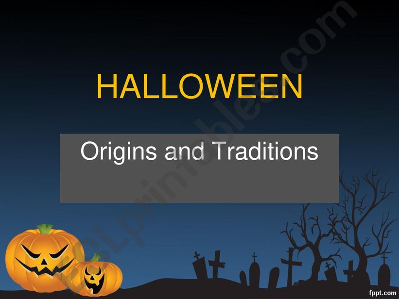 Halloween origins powerpoint