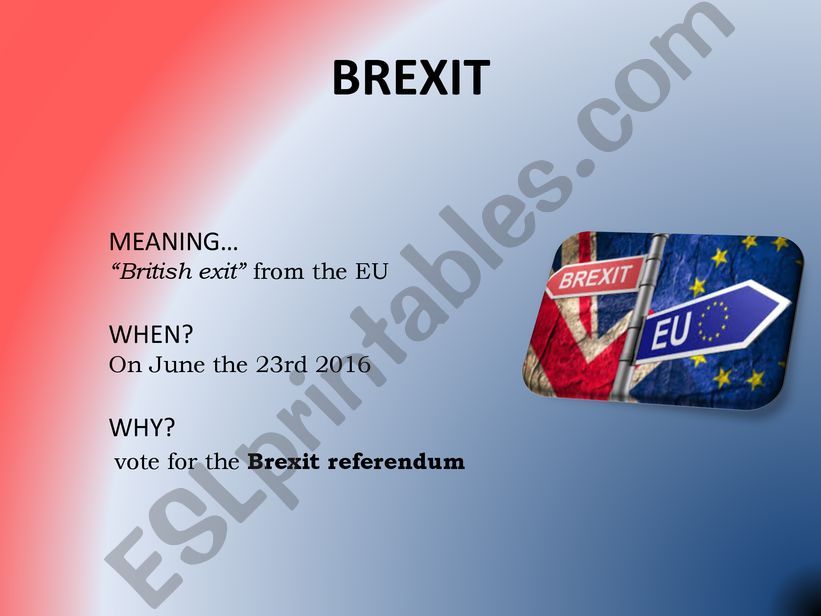 Brexit powerpoint