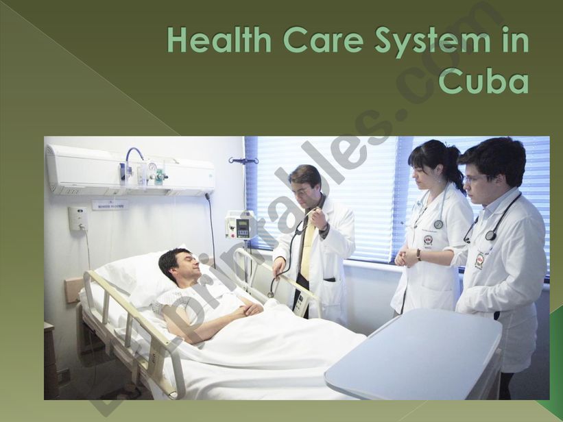 Health Care System in Cuba powerpoint