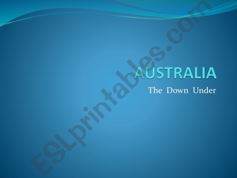 Australia  powerpoint