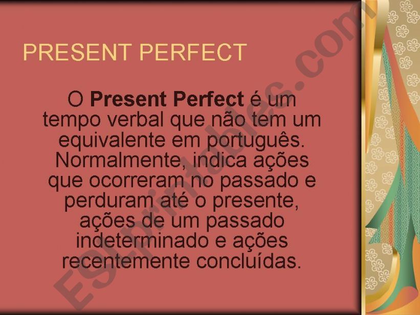 Present Perfect powerpoint