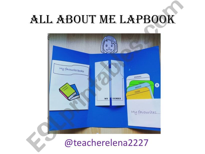 All about me lapbook powerpoint